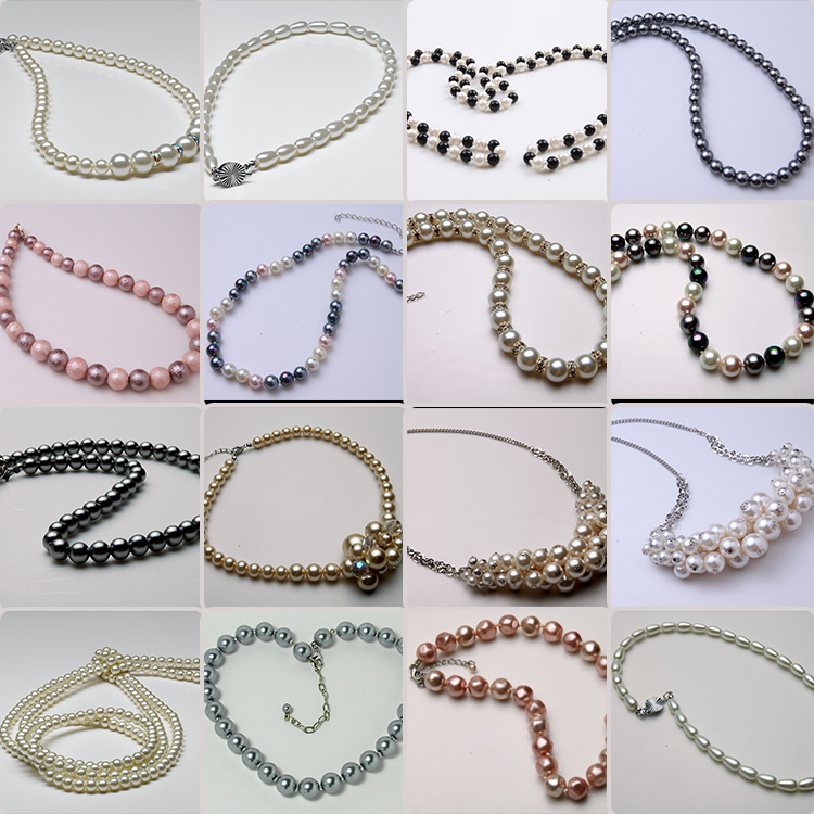 Stainless Steel Necklace with Pearl Pendant Stainless Steel Necklace with Pearl Pendant
