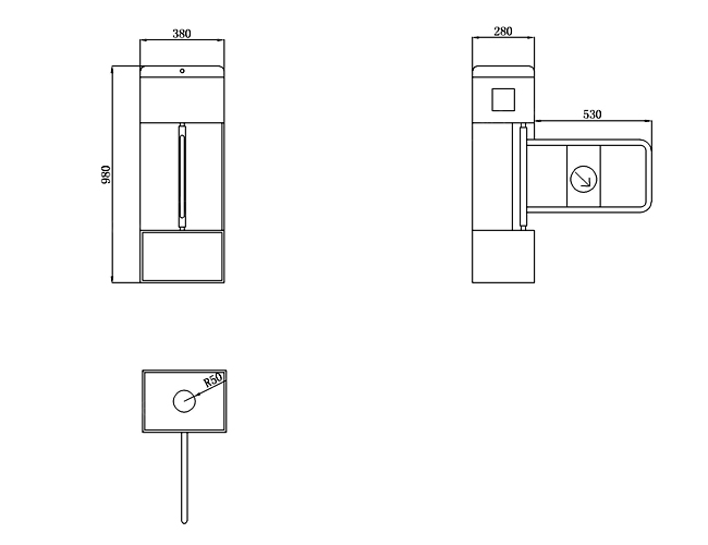 Swing Turnstile Gates Swing Turnstile Gates