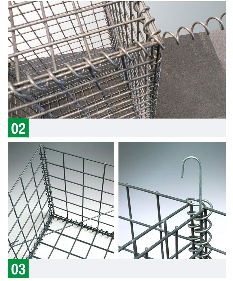 caja de gaviones soldada welded gabion cage